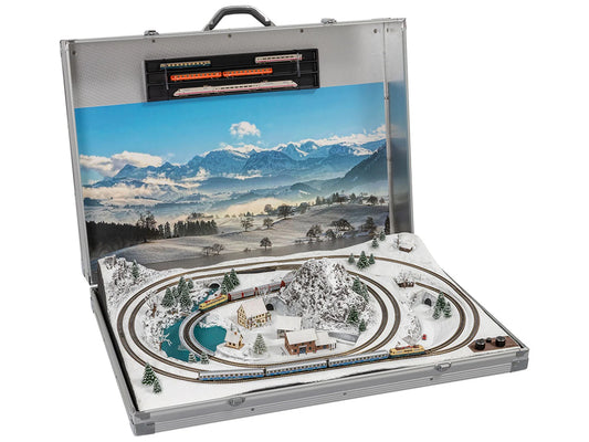 Noch Wolkenstein Complete Model Railway in a Briefcase N88325 Z Gauge