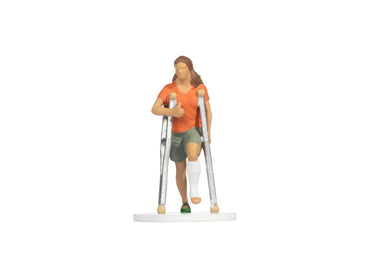 Noch 99506 Get Well Soon (Woman on Crutches) Gift Box OO Gauge