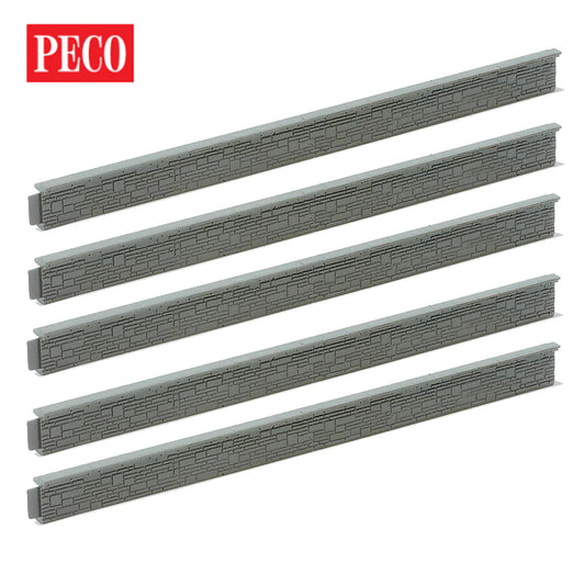 PECO NB-28 Platform Edging - Stone x5 N Gauge
