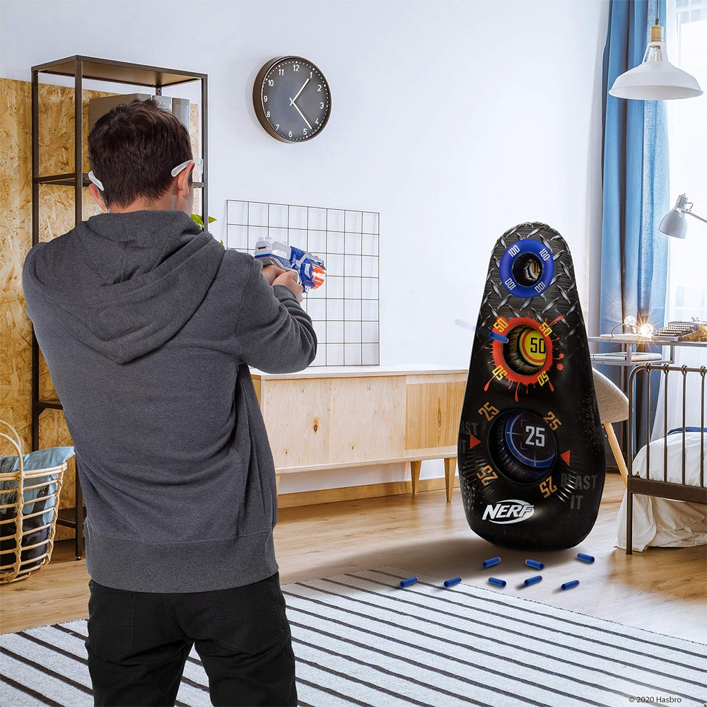 Nerf Inflatable Target - 4ft Tall Target Practise with 3 Score Zones