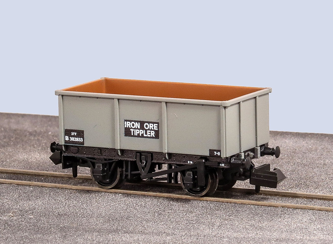 PECO NR-1501B BR Iron Ore Tippler Unfitted Grey N Gauge