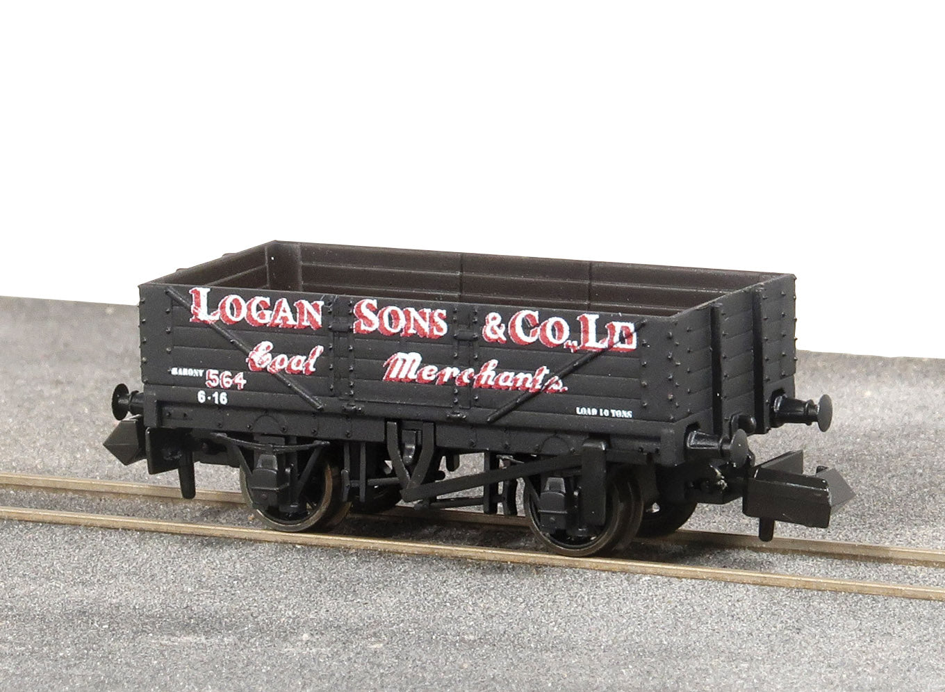 PECO NR-5006P 9ft 5 plank Open Wagon Logan & Sons N Gauge
