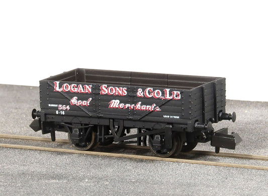 PECO NR-5006P 9ft 5 plank Open Wagon Logan & Sons N Gauge