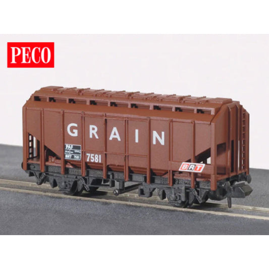 PECO NR-P66 Brown Grain Wagon N Gauge