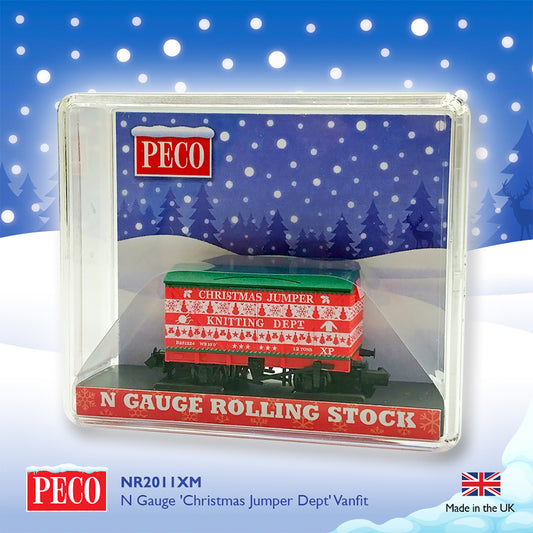 PECO NR2011XM Christmas Jumper Knitting Department N Gauge Wagon