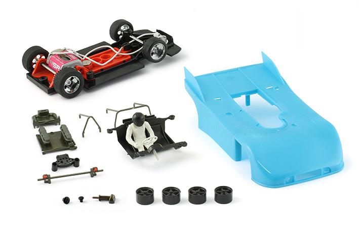 NSR Porsche 908/3 Blue Kit w/Double Fin SW Shark 21.5 EVO NSR0117SW-B 1:32