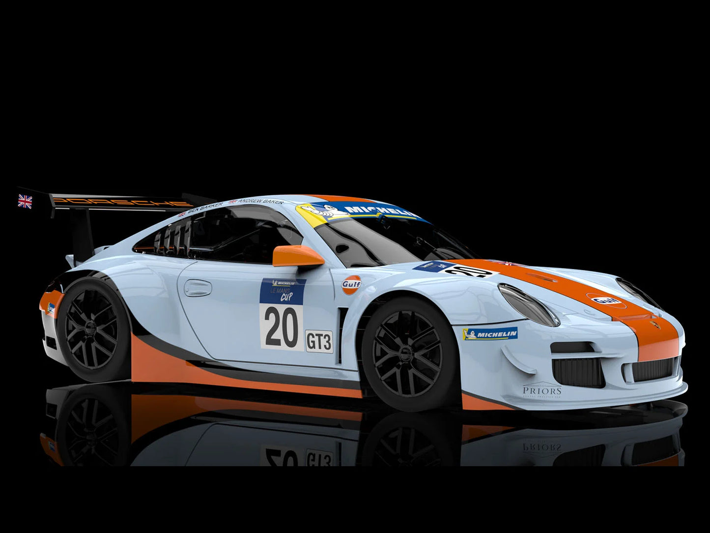 NSR NSR0617AW P997 Le Mans 2017 No.20 Gulf Racing AW King 21k EVO3 1:32