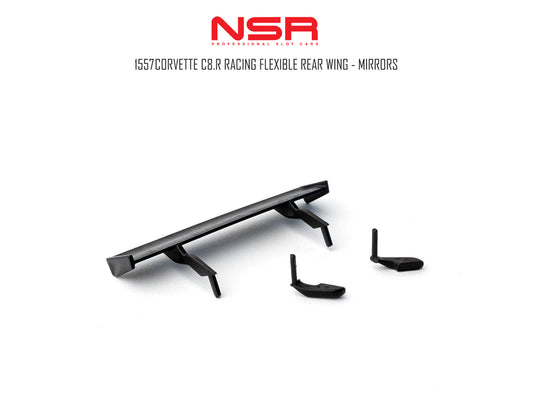 NSR Corvette C8R Racing Flexible Rear Wing Mirrors 1:32 1557