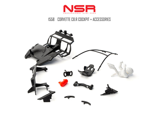 NSR Corvette C8R Cockpit & Accessories 1:32 1558