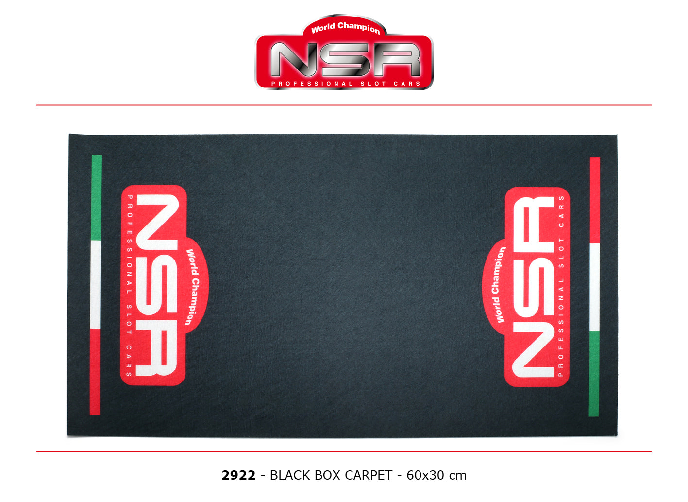 NSR 2922  Black Box Carpet (60 x 30cm) 1:32
