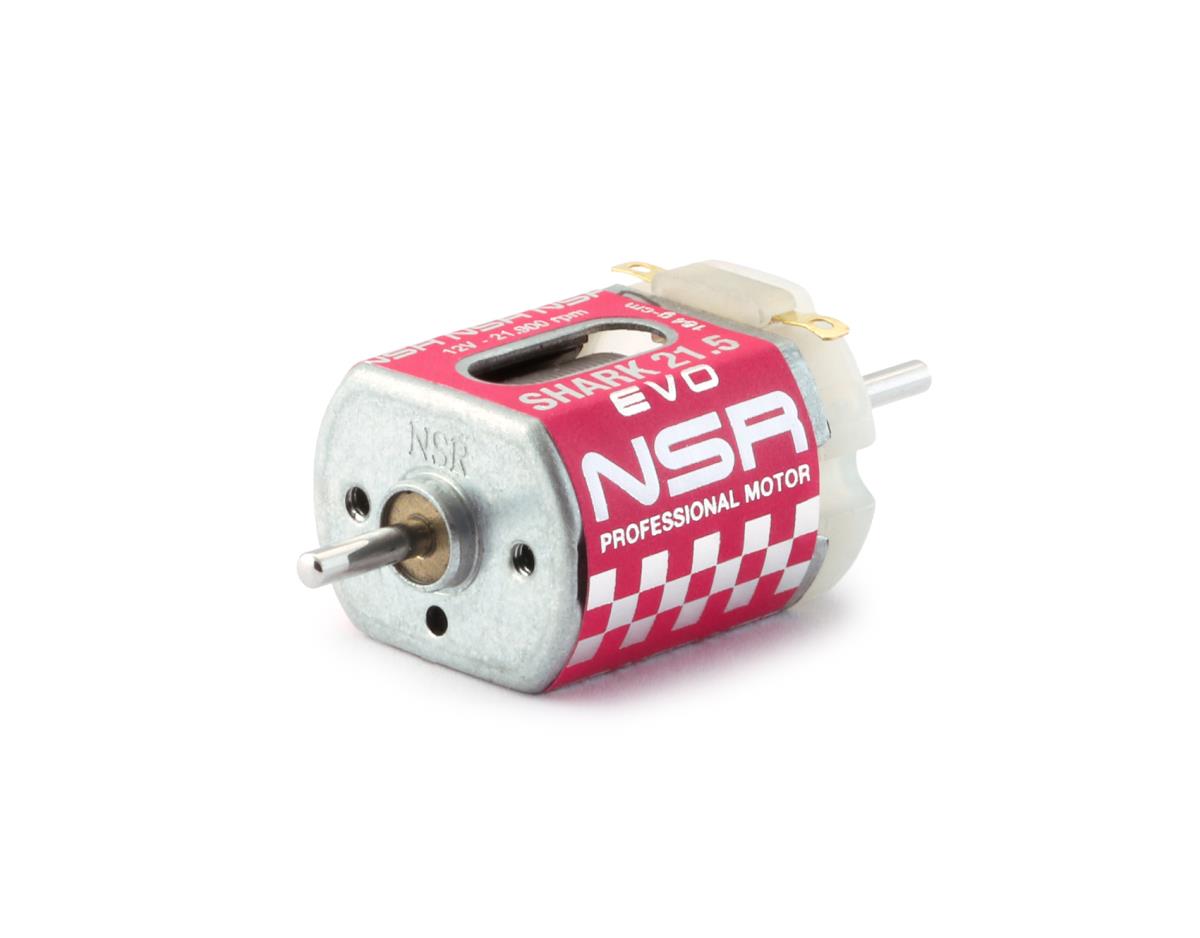 NSR Shark EVO 21900rpm 164g-cm 12v w/Holes for Sclx/Slot It IL 1:32 3041IS
