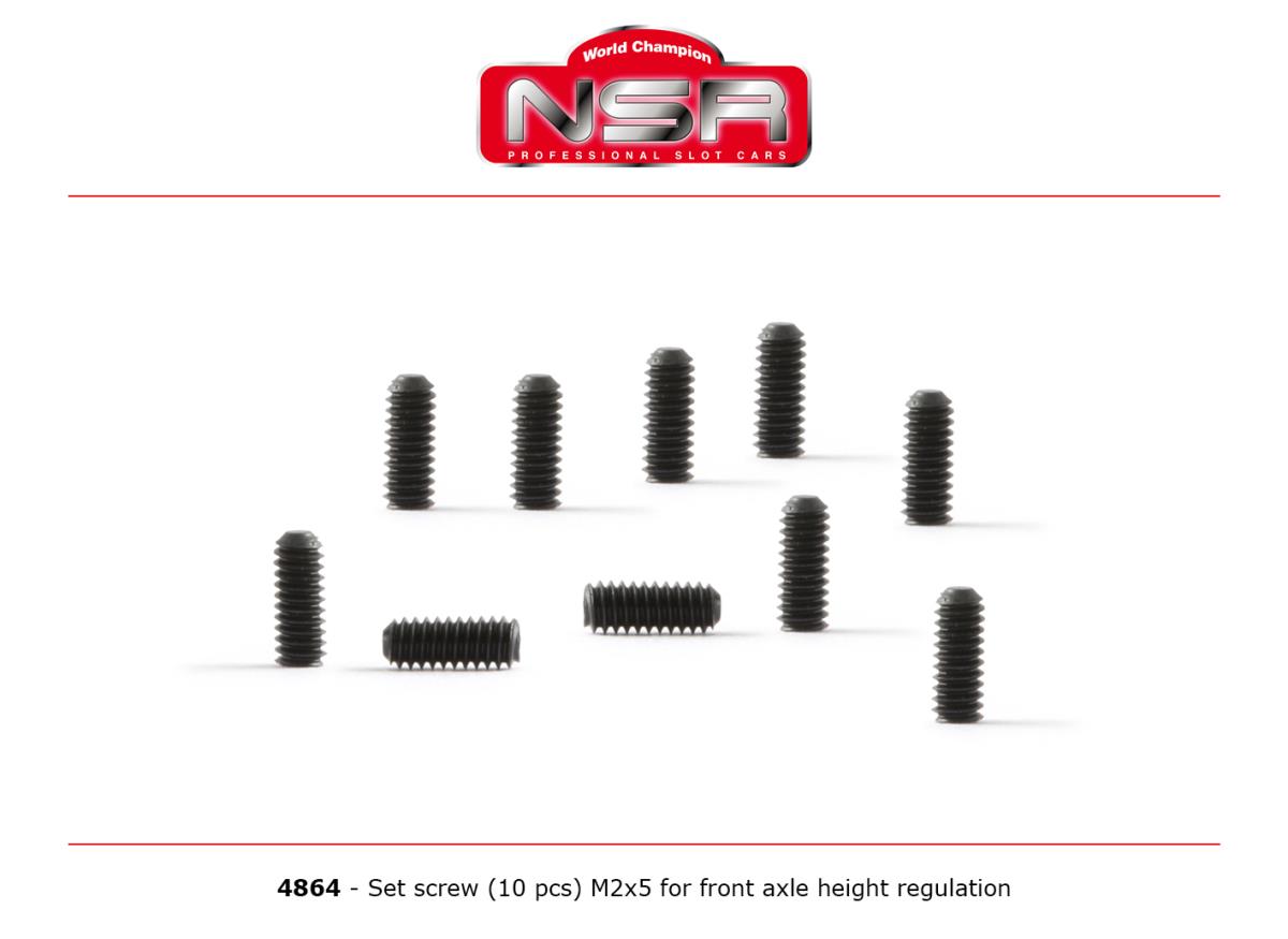 NSR Set Screw M2 x 5 for Front Axle Height Regulation (10) 1:32 4864