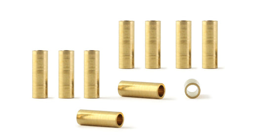 NSR Axle Spacers 3/32 9.5mm 3.75'' Brass (10) 1:32 4867
