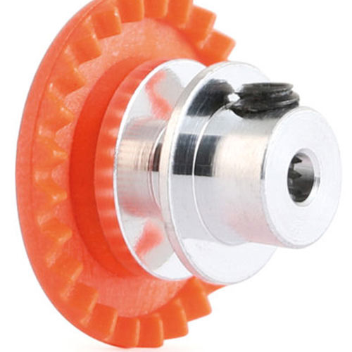 NSR 3/32 IL Soft Plastic Gear 25t Orange w/alu hub .50'' Screw NSR6325AL