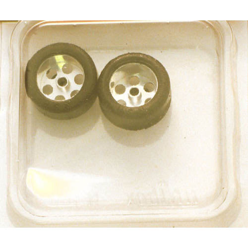 NSR 3/32 Rear RTR 20 x 10mm Trued Rubber Tyres 16" Wheels (2) NSR9006