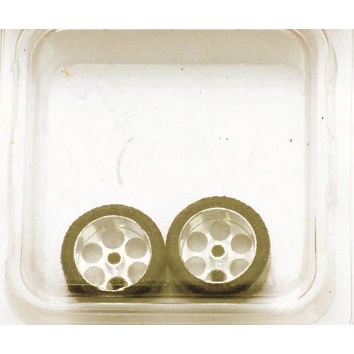 NSR 3/32 Rear RTR 19 x 10mm Trued Rubber Tyres 17" Wheels (2) NSR9009