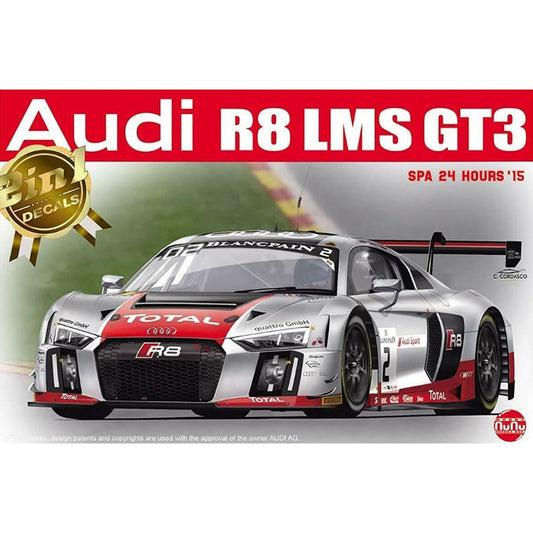 Nunu Audi R8 2015 Spa 24H (2 In 1) 1:24 Plastic Model Kit 24004