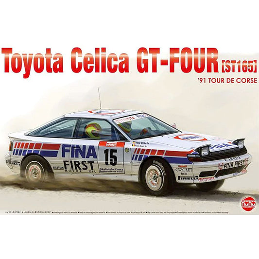 NUNU Toyota Celica GT4 ST165 91 Tour De Corse Fina 1:24 Plastic Model Kit 24015