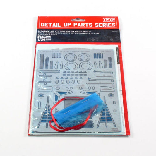 Nunu Etching Detail Parts: BMW M6 GT3 Rowe 2016 #99 for 24001 Model Kit
