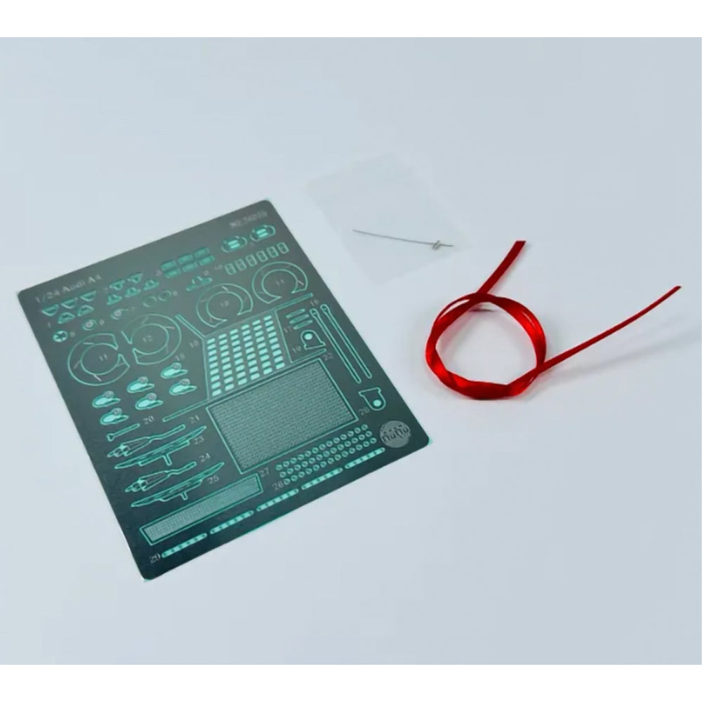 Nunu Etching Detail Parts: Audi A4 BTTC 1996 for 24035 Model Kit 24035E