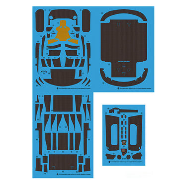 Nunu 24040E Porsche 911 992 LM 18 Pink Pig 1:24 Etching Detail Parts