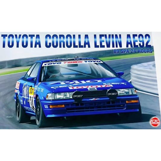 NUNU Toyota Corolla Levin AE92 '89 Spa 24H 1:24 Plastic Model Car Kit 24016