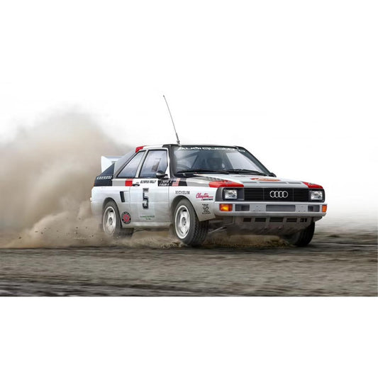 NUNU Audi Quattro S1 '86 Olympus Rally 1:24 Plastic Model Car Kit 24023