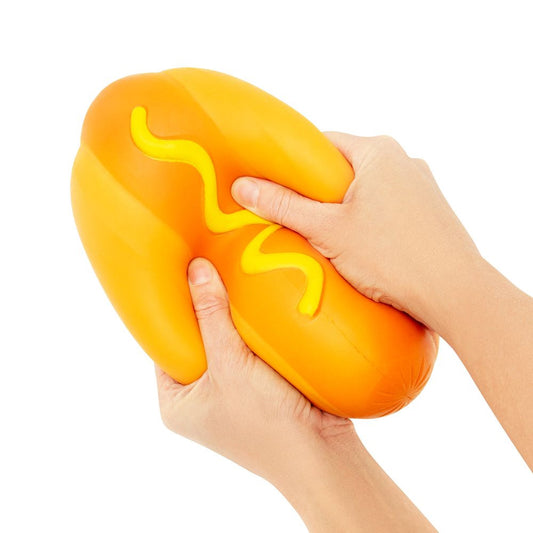 Big Squij Hot Dog Slow-Rise Squishy Sensory Toy - Keycraft