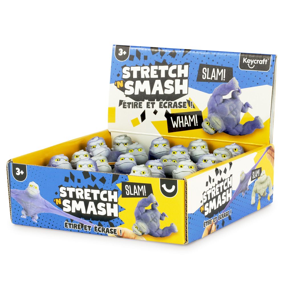 Stretch 'N Smash Mini Gorilla Squishy Sensory Toy by Keycraft Age 3+