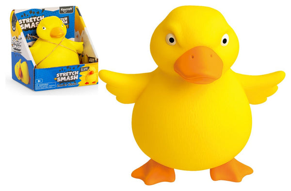 Stretch 'N Smash Grumpy Duck Squishy Sensory Toy by Keycraft Age 3+
