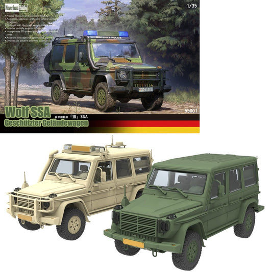 Neverland Hobby 55001 Geländewagen Wolf SSA Utility Vehicle 1:35 Model Kit