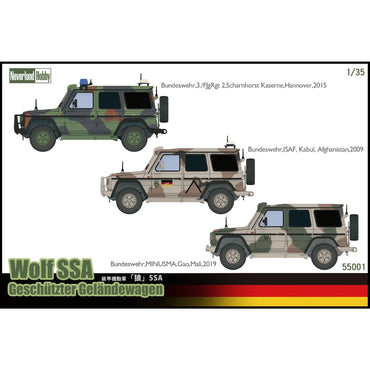 Neverland Hobby 55001 Geländewagen Wolf SSA Utility Vehicle 1:35 Model Kit