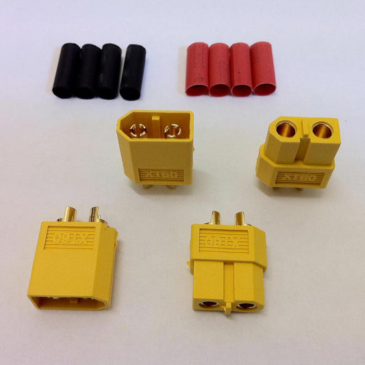 Fusion XT60 Connector Set w/HS 2 Pairs RC Car Battery Parts O-FS-XT60/02