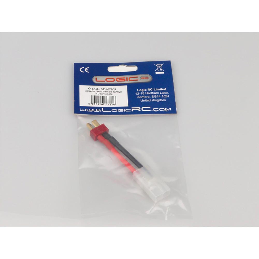 Logic RC Adapter Lead Female Tamiya to Deans Male RC Car Battery ADAPT09