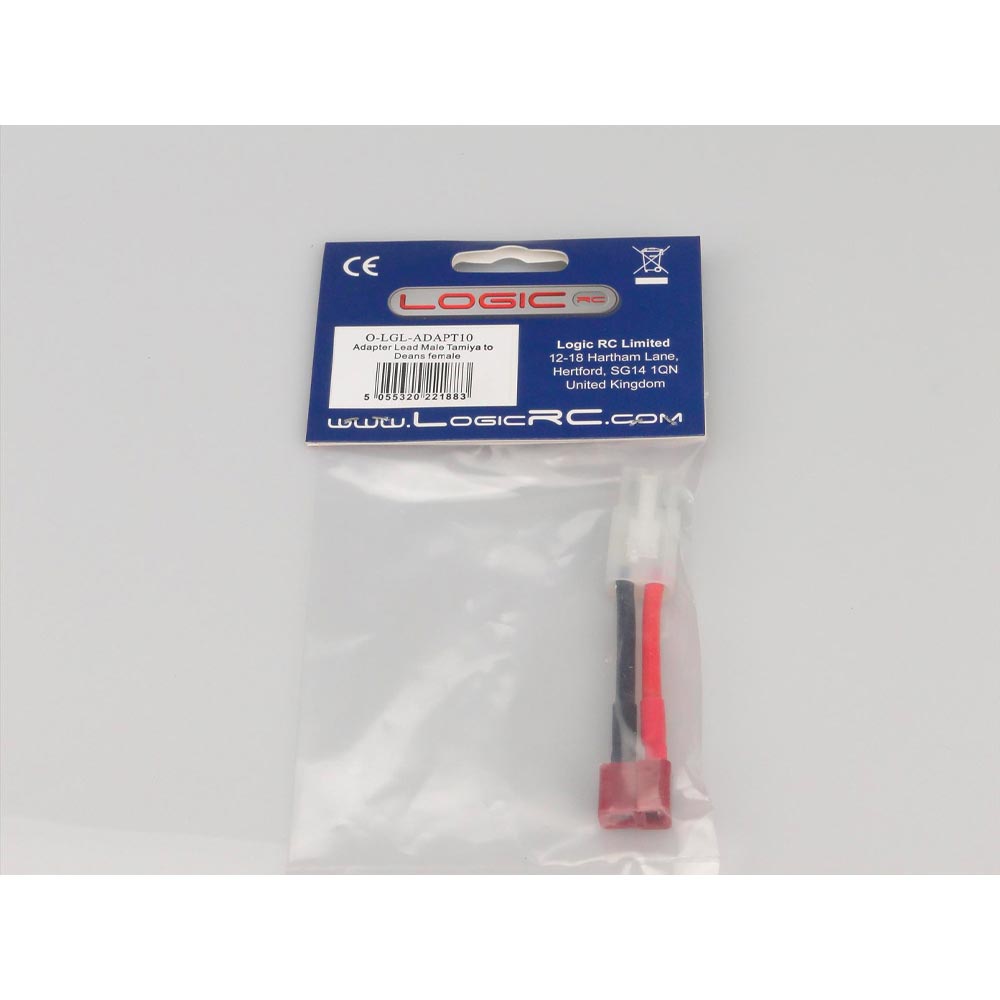 Logic RC Adapter Lead Male Tamiya to Deans Female RC Car Battery ADAPT10