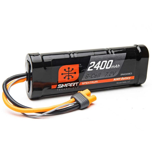 Spektrum 2400mAh 6-Cell 7.2V Smart NiMH IC3 RC Car Battery