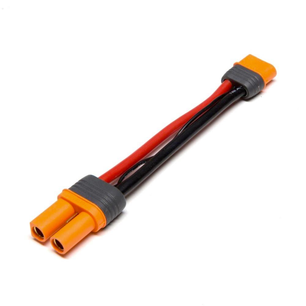 Spektrum IC5 Battery Connector to IC3 Device 100mm 10 AWG SPMXCA508