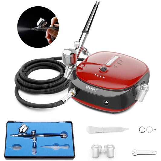 Oasser AK1 Airbrush Compressor Kit Ideal for Model Airbrushing
