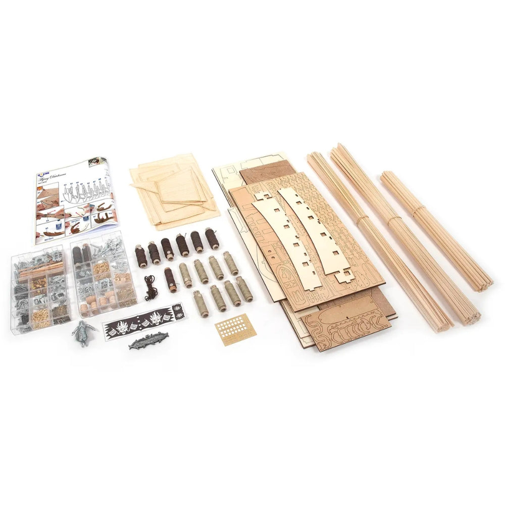 OcCre The Fyling Dutchman Pirate Ship 1:50 Wooden Model Kit 14010