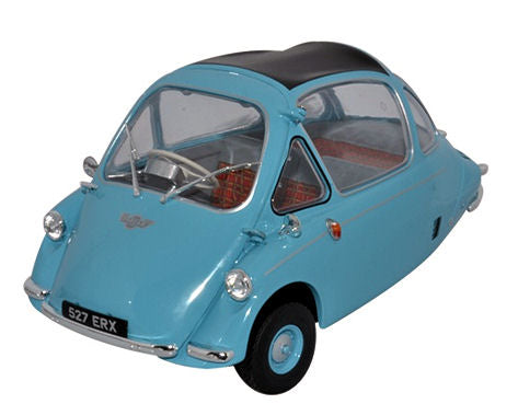 Oxford Diecast 18HE001 Heinkel Trojan RHD Roman Blue 1:18
