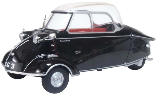 Oxford Diecast 18MBC007 Messerschmitt KR200 Bubble Top Black 1:18