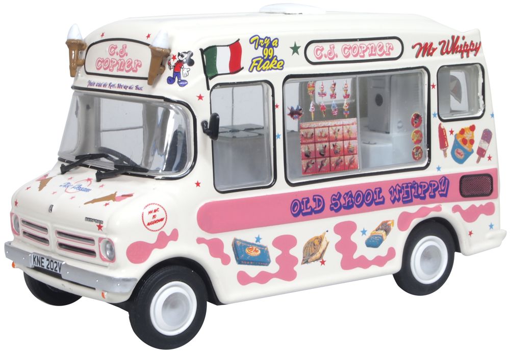 Oxford Diecast 43CF005 Bedford CF Ice Cream Van C J Copner 1:43