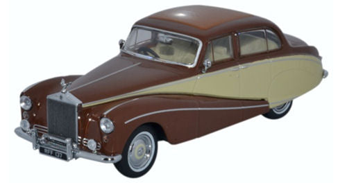 Oxford Diecast 43EMP001 Rolls Royce Silver Cloud/Hooper Empress Brown/Cream 1:43