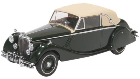 Oxford Diecast 43JAG5002 Jaguar MkV DHC Closed British Racing Green 1:43