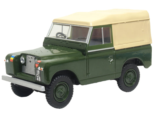 Oxford Diecast Land Rover Series II SWB Canvas REME OD43LR2S006 O Gauge