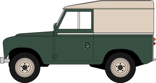 Oxford Diecast 43LR3S005 Land Rover Series III SWB Hard Top Bronze Green 1:43
