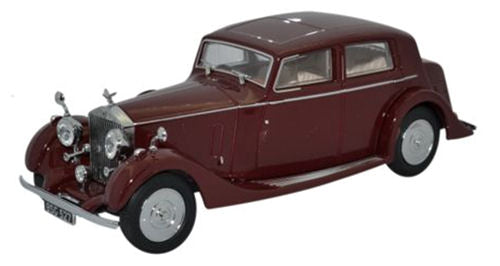 Oxford Diecast 43R25001 Rolls Royce 25/30 Thrupp & Maberley Burgundy 1:43