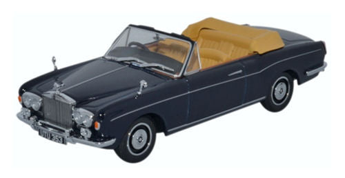 Oxford Diecast 43RRC001 Rolls Royce Corniche Convertible Indigo Blue 1:43
