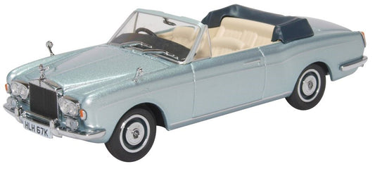 Oxford Diecast 43RRC003 Rolls Royce Corniche Convertible Georgian Silver 1:43