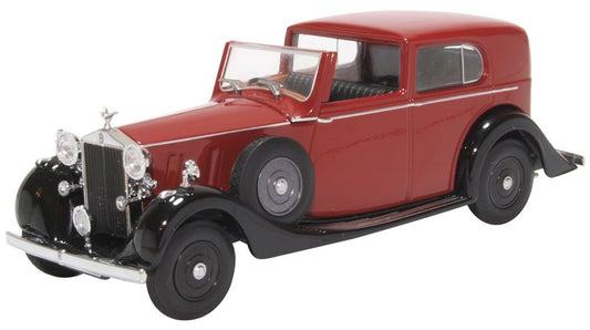 Oxford Diecast 43RRP3003 Rolls Royce Phantom III SdV Mulliner Claret/Black 1:43